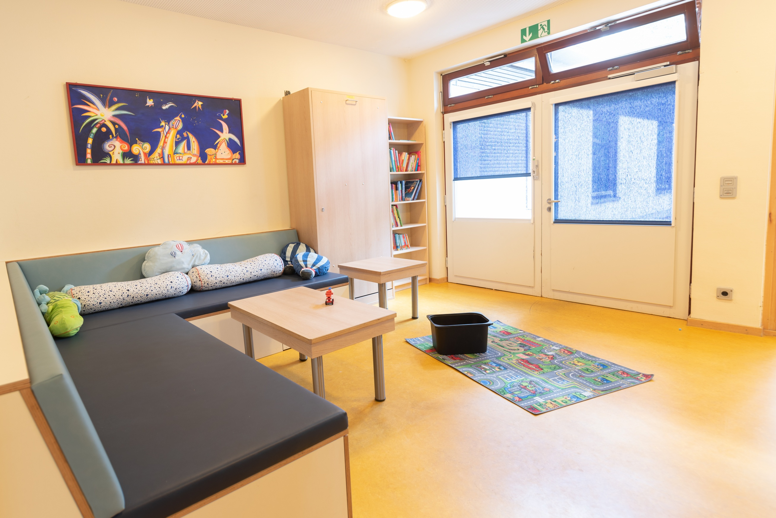 Das Bild zeigt das Wohnzimmer in Haus 3