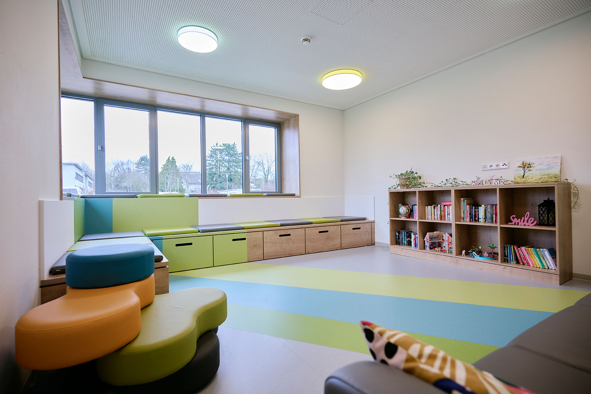 Ein Zimmer in der Tagesklinik.