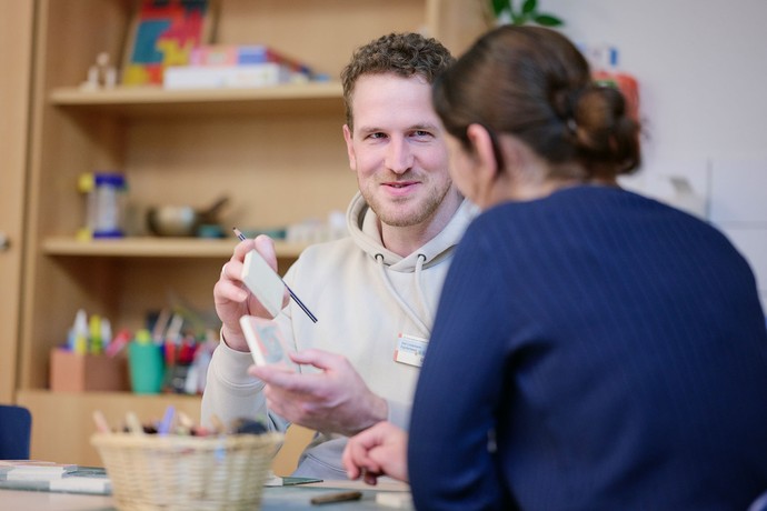 Gespräch in der Ergotherapie