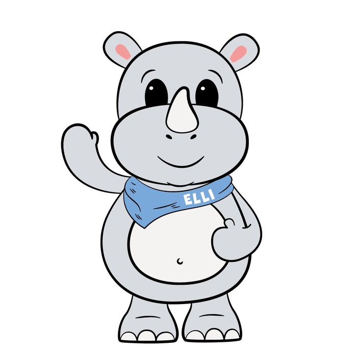 Das Bild zeigt das Maskottchen Elli.