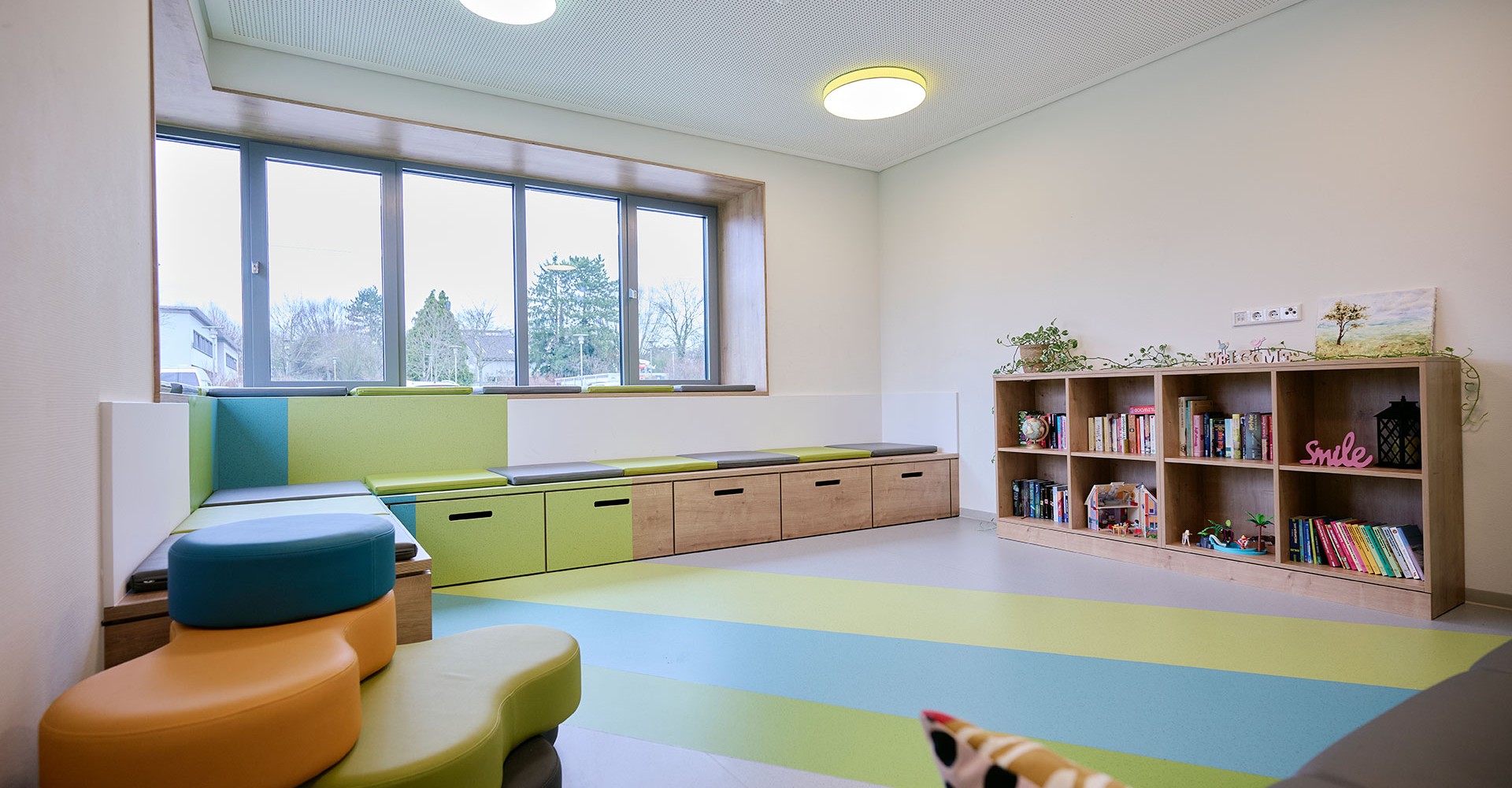 Ein Zimmer in der Tagesklinik.
